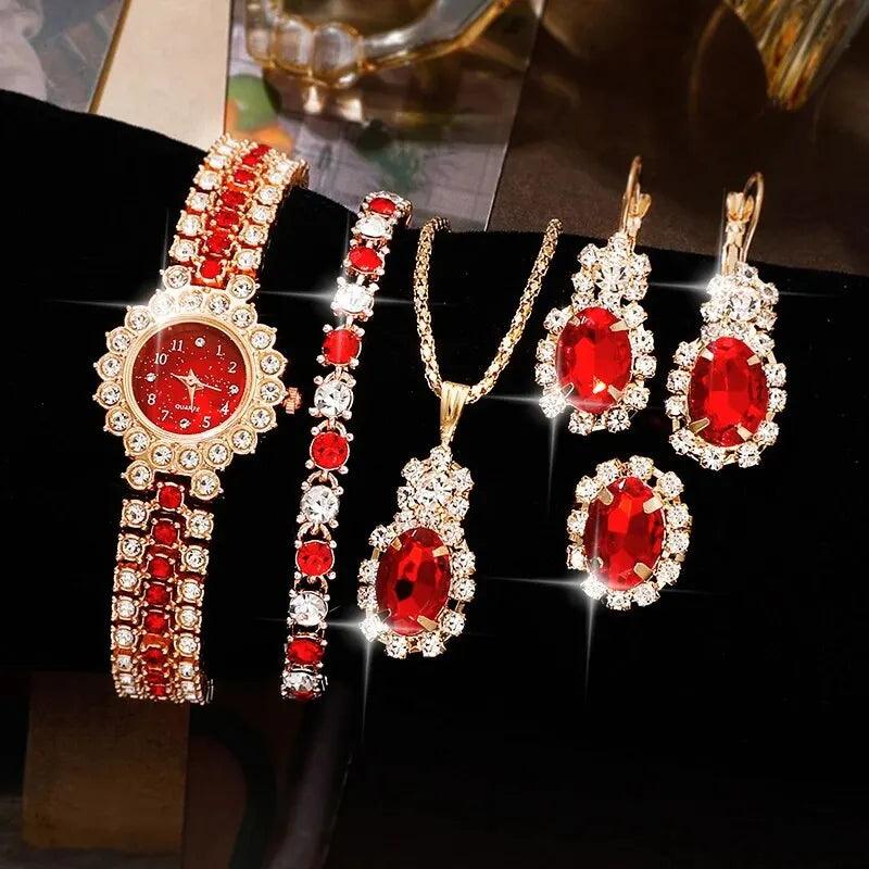 Women's Watch Glamour Supreme + Sparkling Jewellery Set